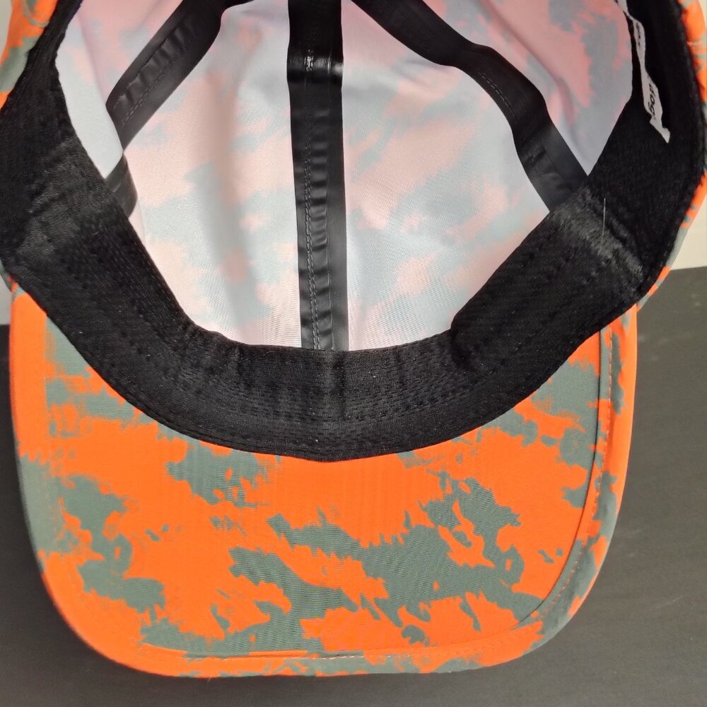 Sealskinz Rain Hat Cap Strap Back Orange Grey AOP Duck Panel Packable Hiking - Picture 7 of 13
